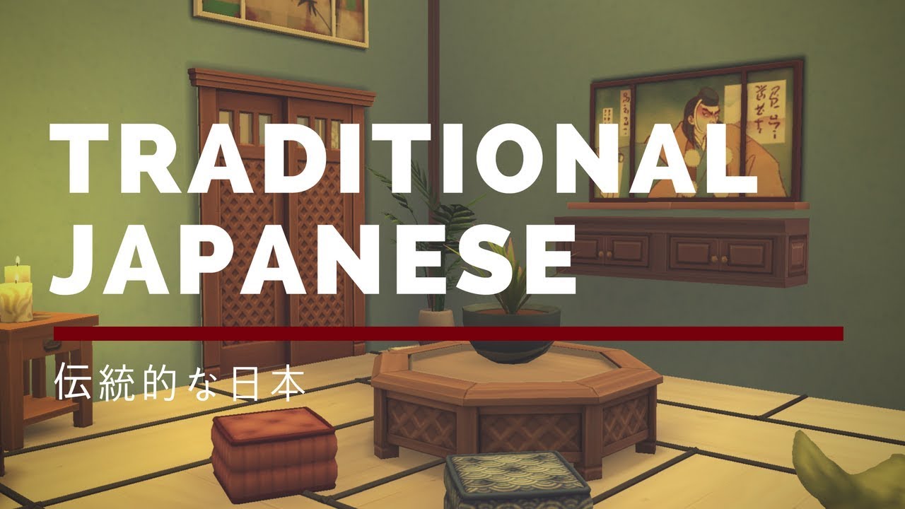 Traditional Japanese - Sims 4 Speed Build - Apartment