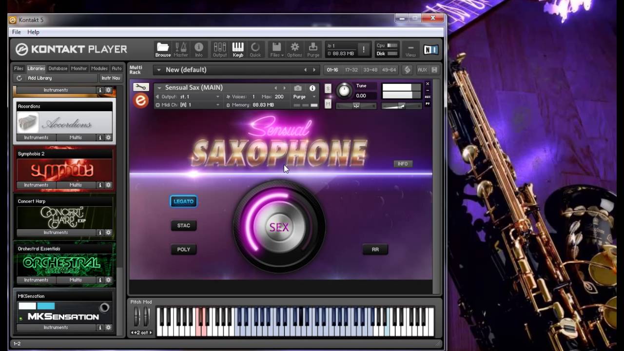 Sensual Saxo- Kontakt 5