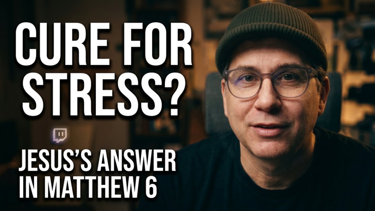 Matthew 6 Explained: The Cure for Constant Stress📖 | Bible In a Year on Stream