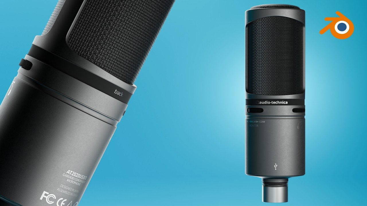 How to Model a Microphone in Blender [Full Step-by-Step Guide]