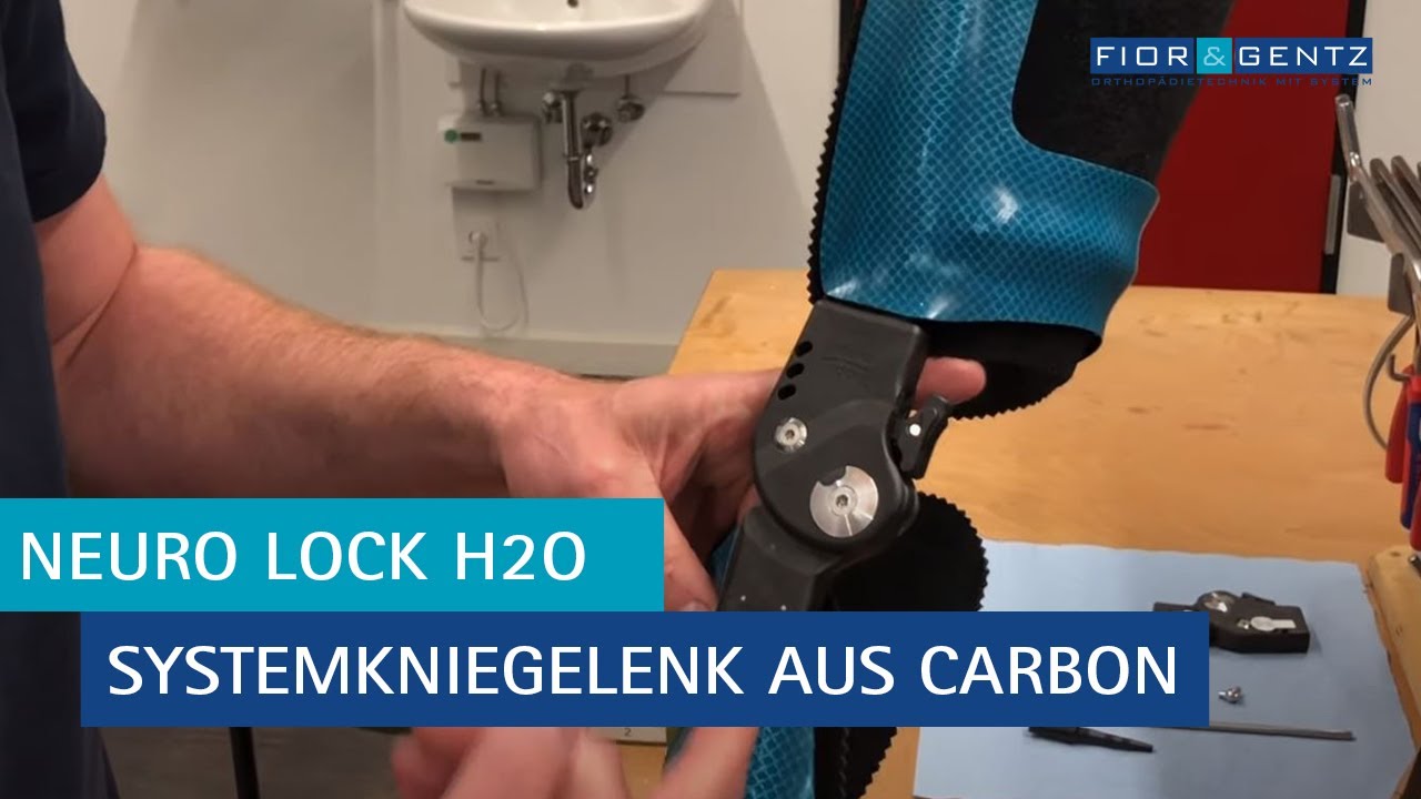 NEURO LOCK H2O Systemkniegelenk aus Carbon
