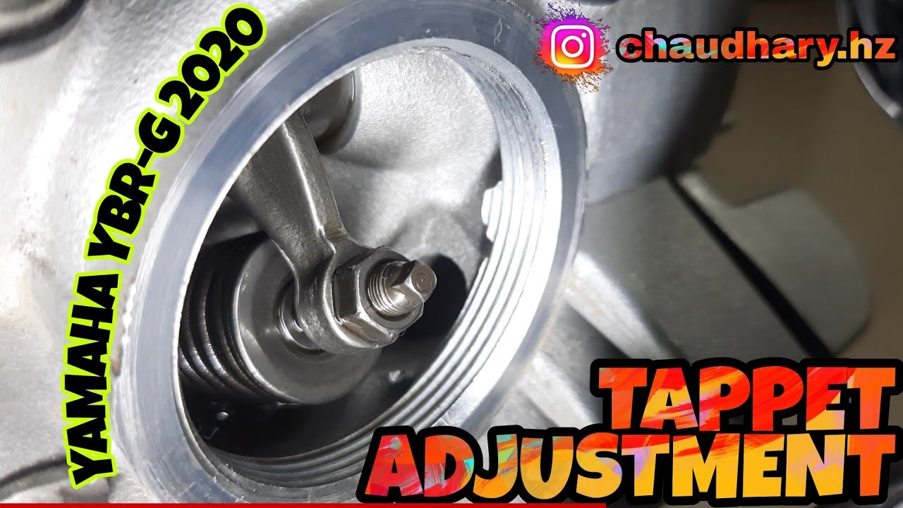 TAPPET ADJUSTMENT in YBR-G / CHZ