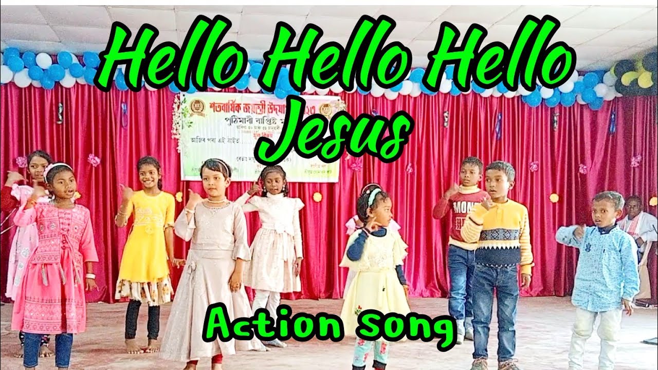 Hello Hello Hello Jesus || Cover Dance By Sunday School Group Hindi Gospel Song