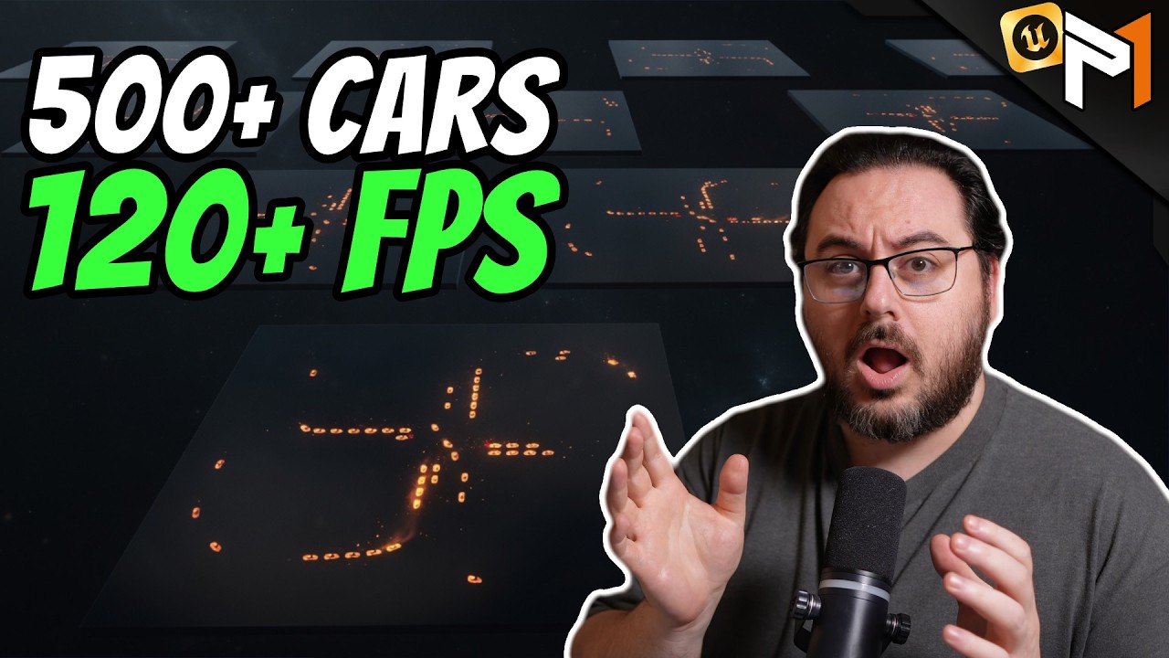 Optimizing AI Traffic System For 500+ Vehicles at 120+ FPS in UE5 | Traffic System p5