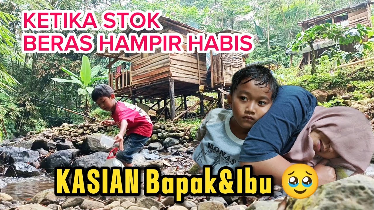 KETIKA STOK BERAS HAMPIR HABIS DISAAT MENGGARAP KEBUN YANG JAUH DARI PENDUDUK.