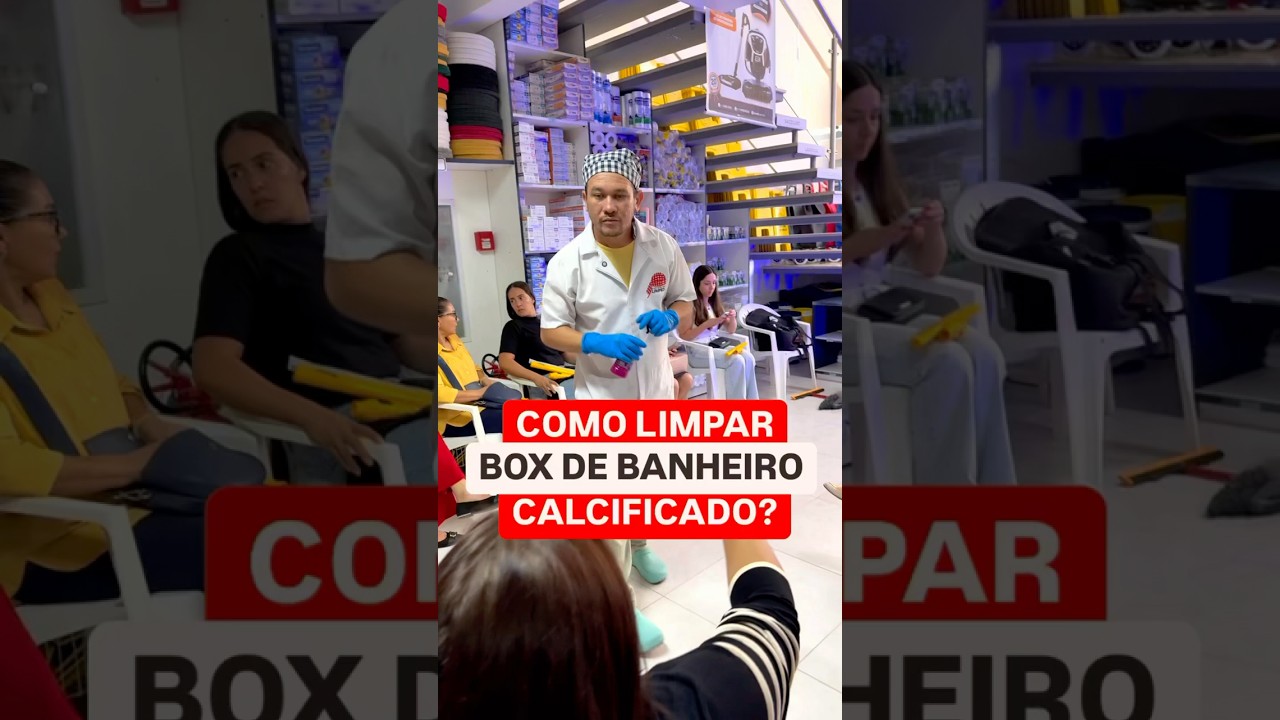 Como LIMPAR BOX DE BANHEIRO calcificado?😳