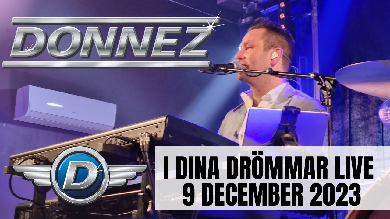 Donnez Dansband Live 2023: 'I dina drömmar' från Folkets Park i Falköping