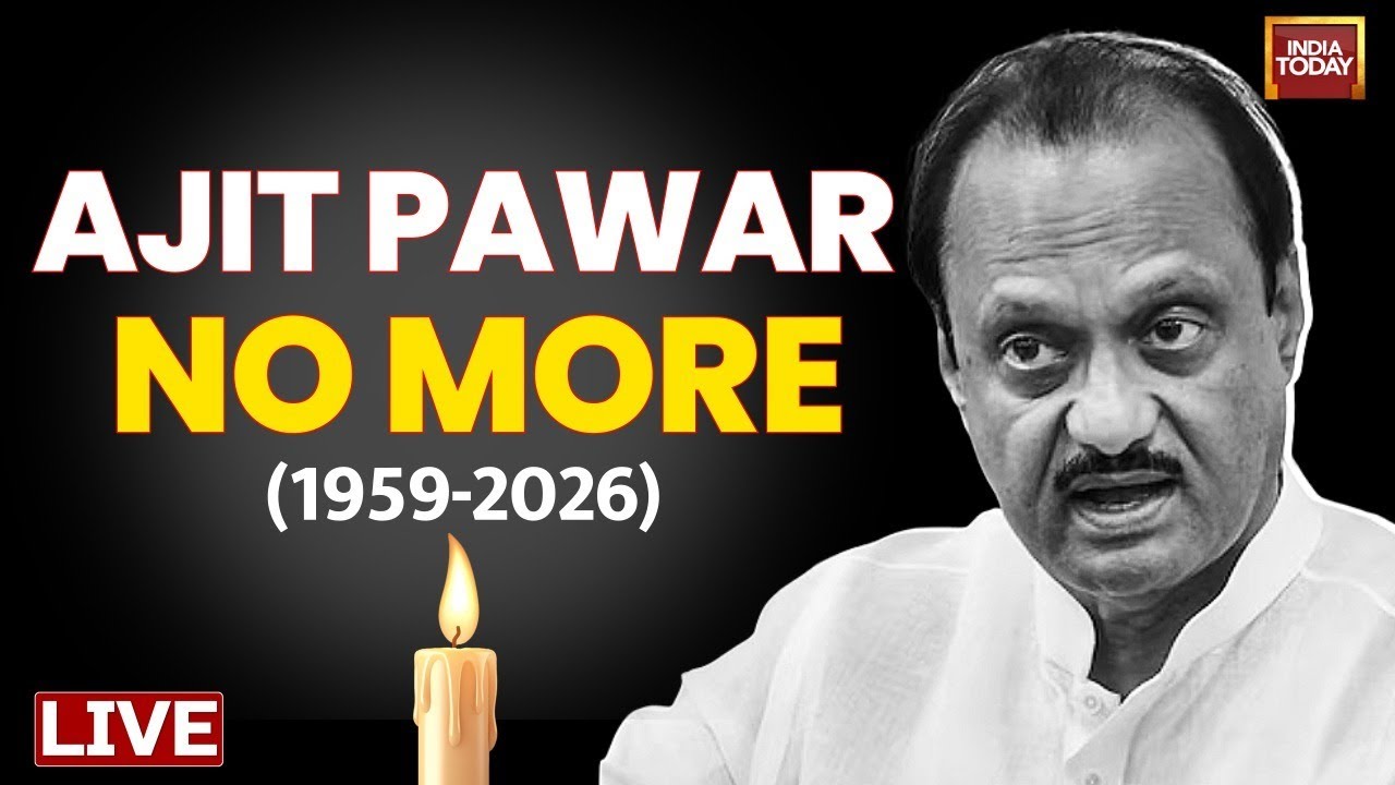Ajit Pawar Death News Live: Ajit Pawar Plane Crash In Baramati | Ajit Pawar Dies In Plane Crash