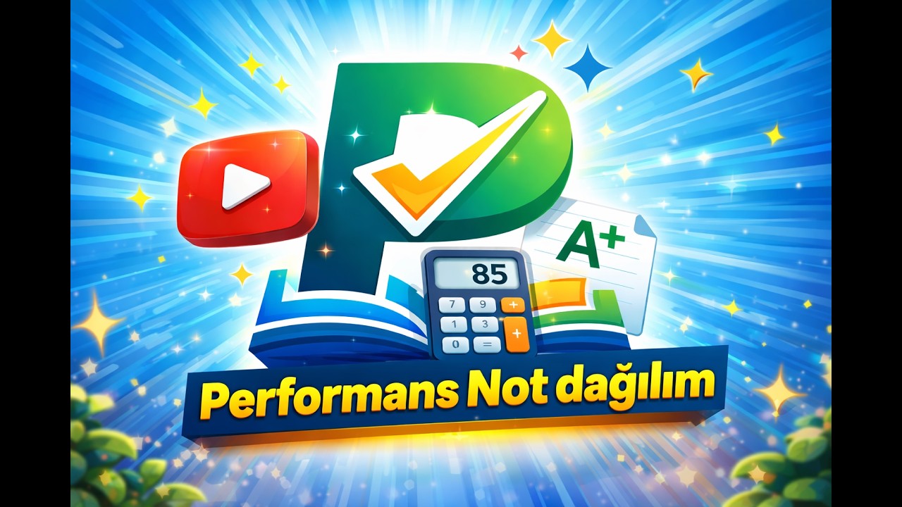 Lise & Ortaokul Performans Proje Ders Etkinlik Katılım Notu Otomatik Dağıtıcı Program