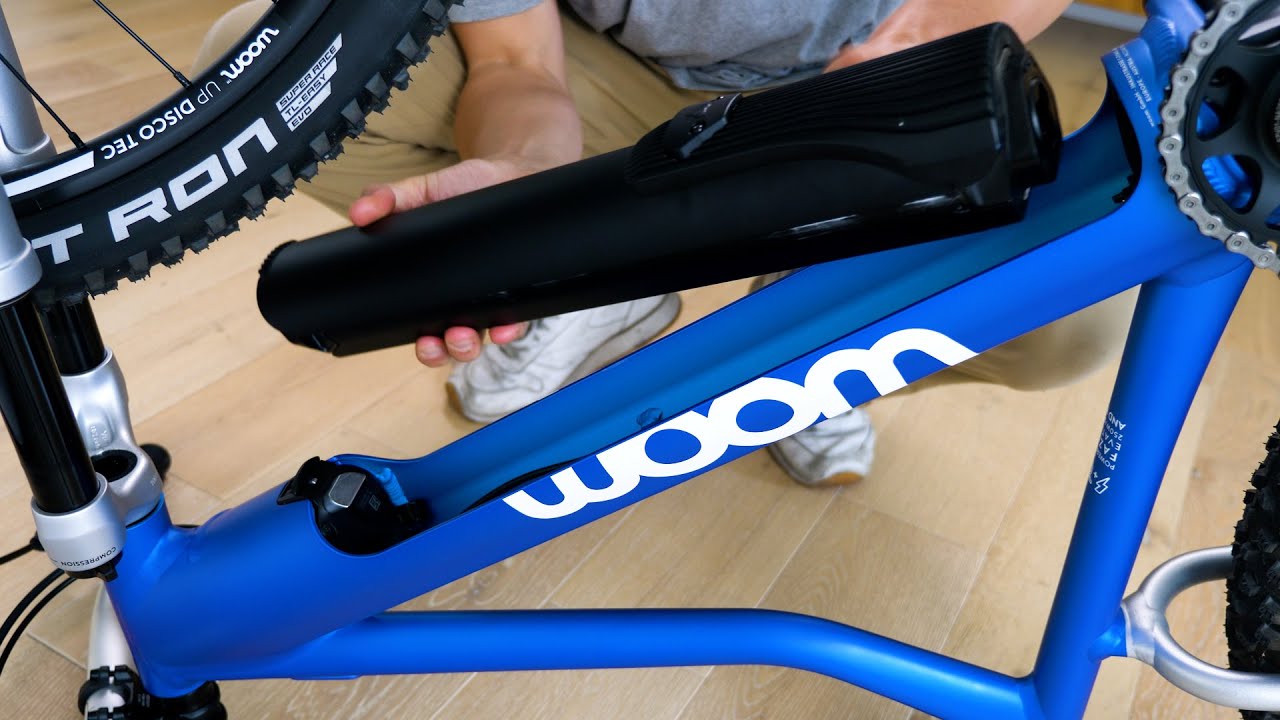 The woom UP - How to Remove, Charge, Install, and Lock Your Battery