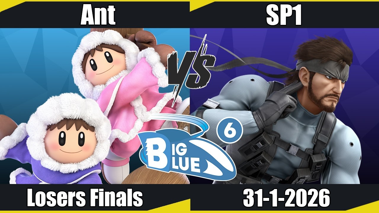 Big Blue 6  - Ant (Ice Climbers) vs SP1 (Snake) LF - SSBU