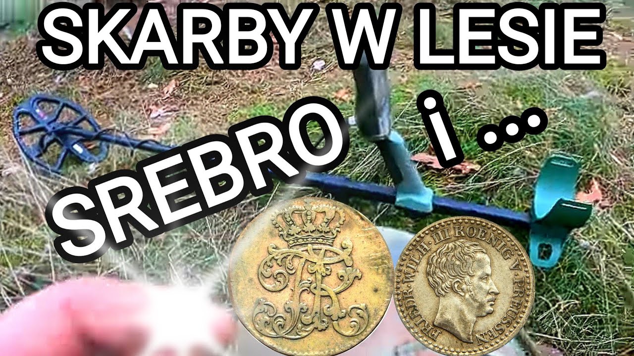 SKARBY W LESIE... Bardzo udane poszukiwania wykrywaczem metali, srebrne monety i stare artefakty.