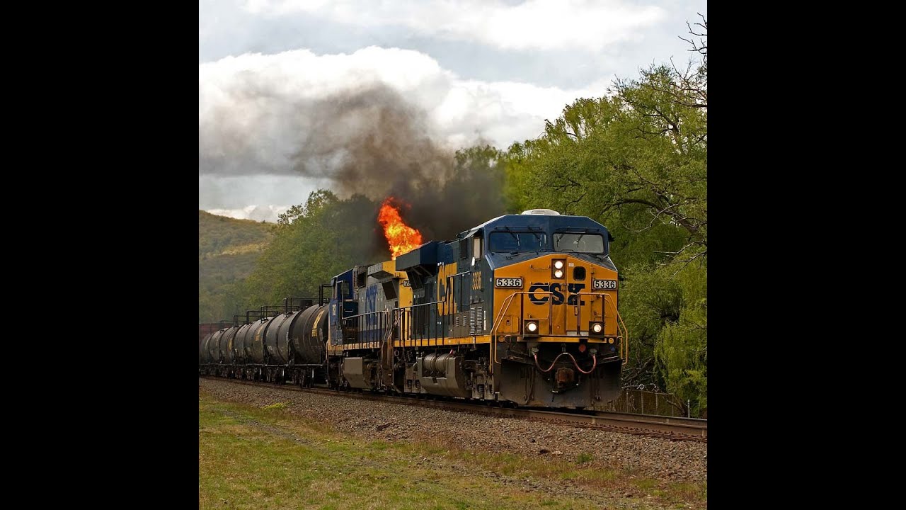 CSX Q409-17 train on FIRE!!!!!! #csxtrains #trainfire #dashcam #dashcamvideos