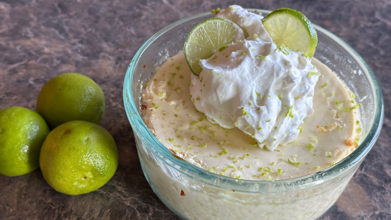 High-Protein Key Lime Cheesecake (Low-Carb + Cottage Cheese Magic