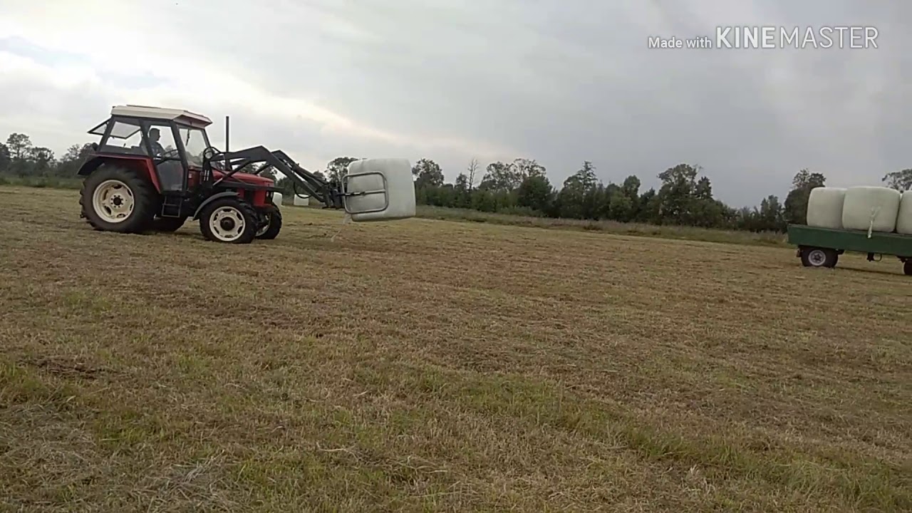 Zbieranie bel zetor 7045 & autosan