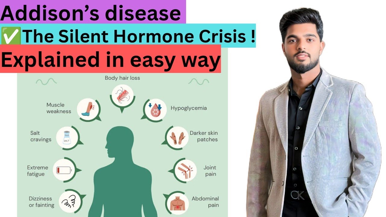 &ldquo;Addison&rsquo;s Disease Explained | Causes, Symptoms, Crisis & Nursing Management Made Easy!&rdquo;