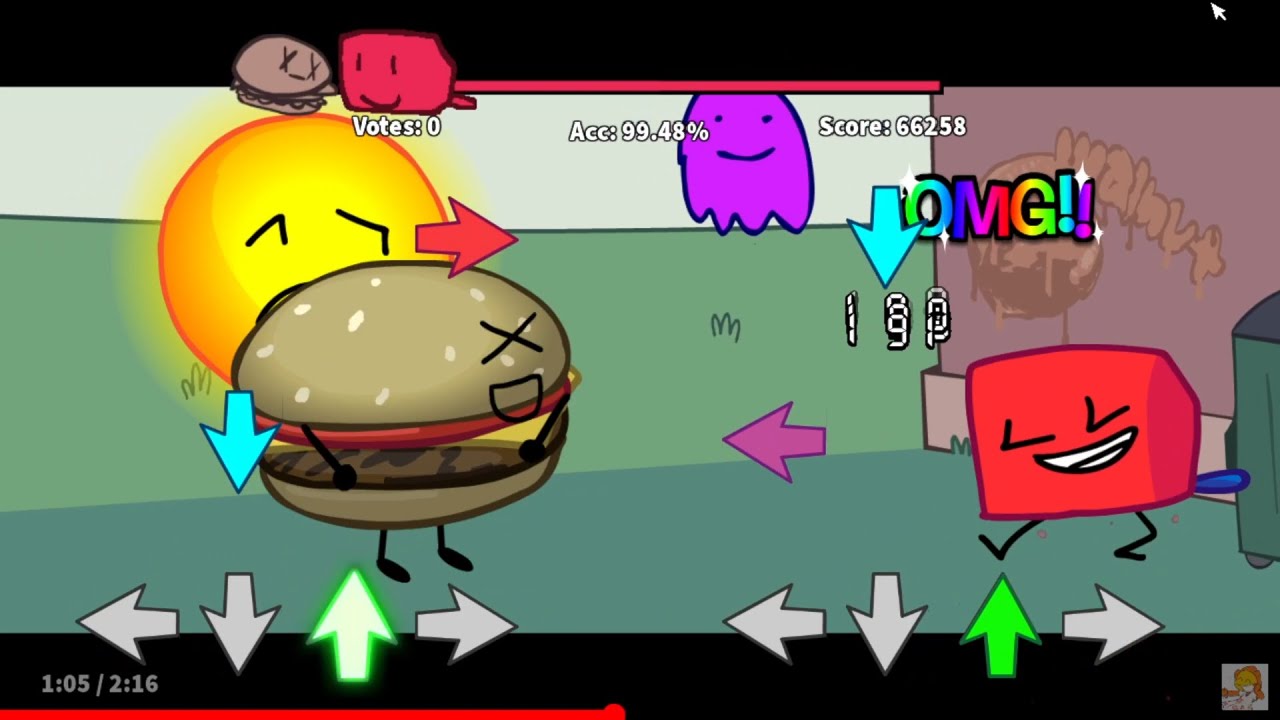 FNF - BFDI 26 - Pls (composed by niffirg) (FC)
