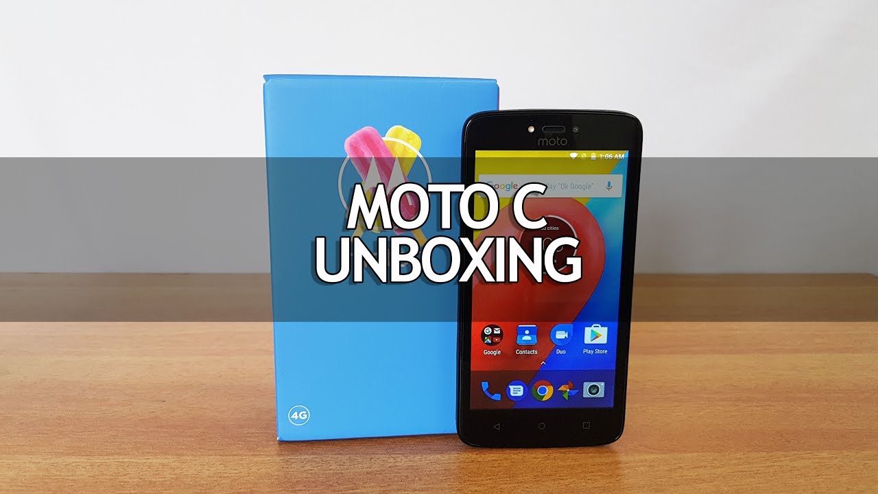 Moto C Unboxing, Hands on, Camera Samples and Software