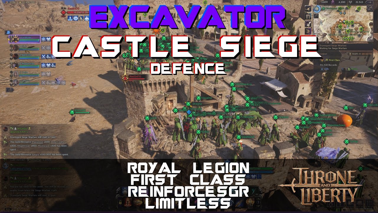 Castle Siege Defence [EXCAVATOR] Royal Legion POV
