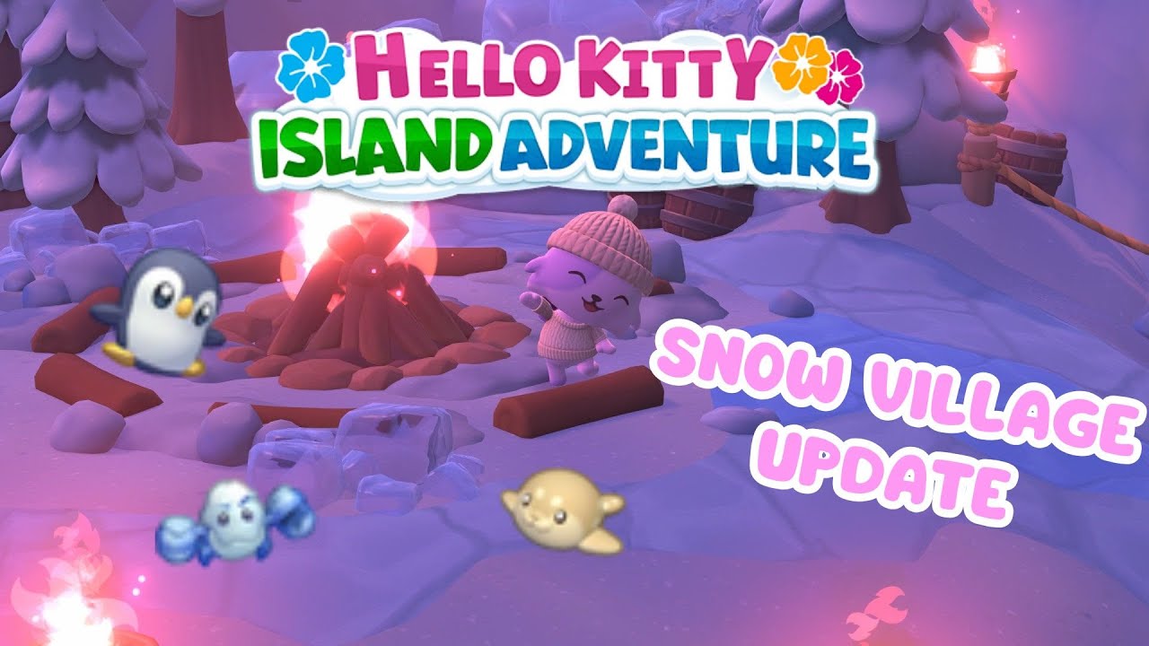 Snow Village Update is here! - Hello Kitty Island Adventure
