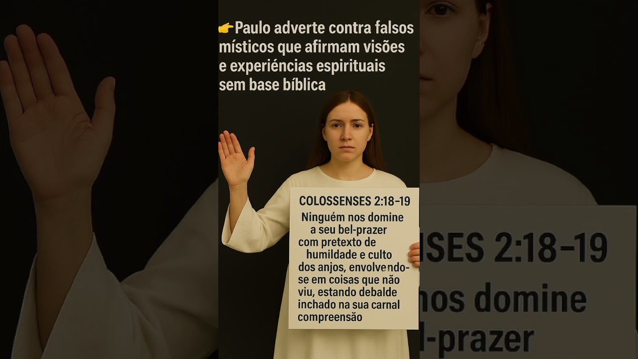 Paulo est&aacute; adivertindo a igreja sobre falso Misticismo#videovirali #fe #deuscuidademim