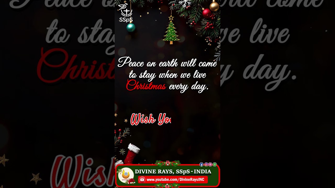 Wish You all a Joyful Christmas! || DIVINE RAYS || SSpS INC 
