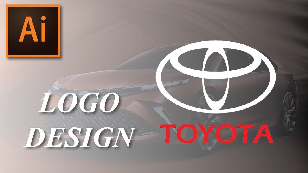 How to Design Toyota Logo in Illustrator