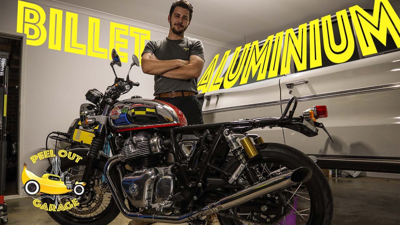 Royal Enfield Interceptor 650 | Billet Aluminium Intake plate, Chain Tensioner & Foot Pegs