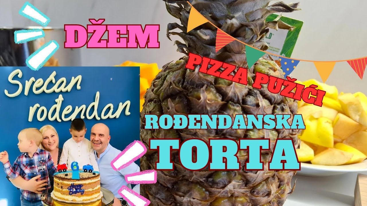 🤌Pravim DžEM od Dunja, TORTU i Pizza pužiće (VLOG)
