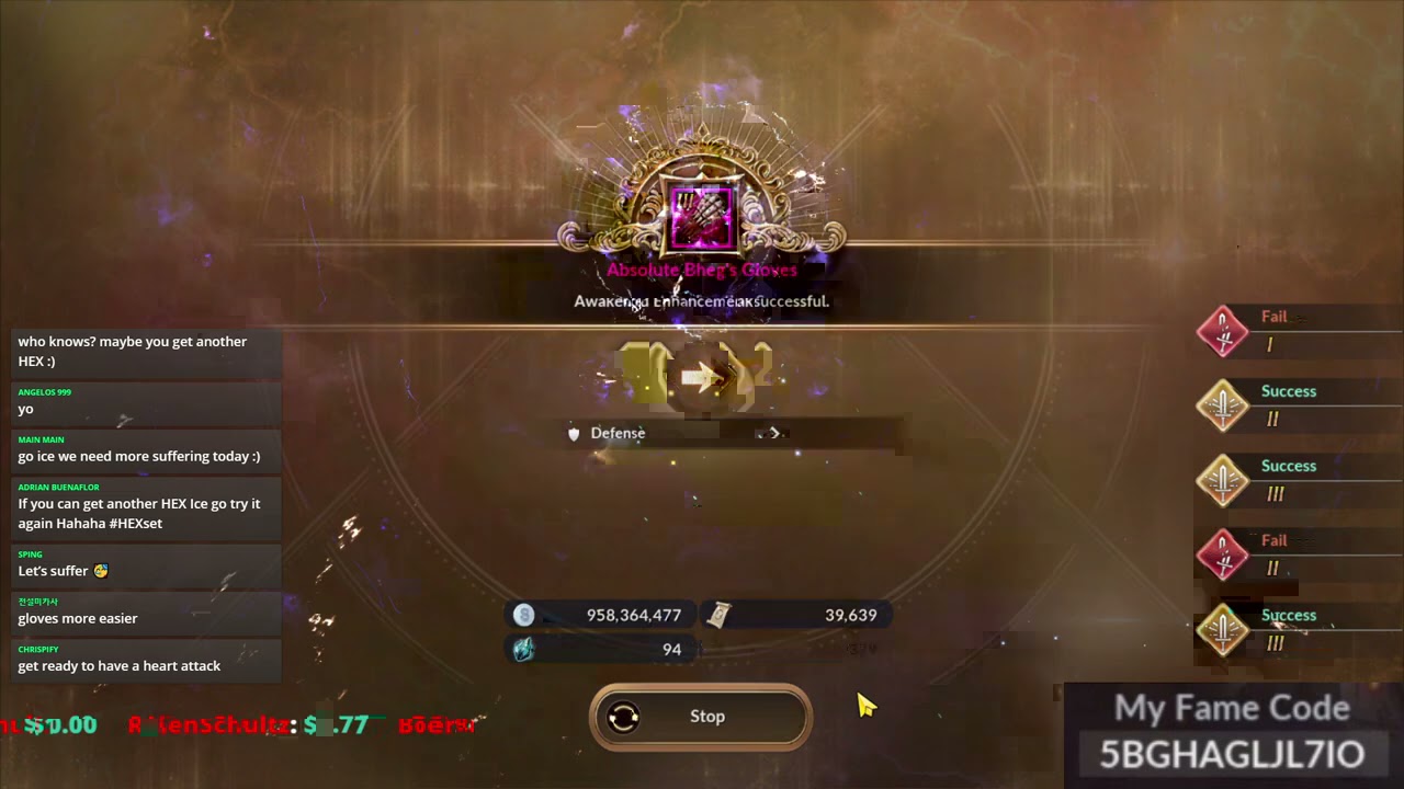 Black Desert Mobile Hex Glove When?