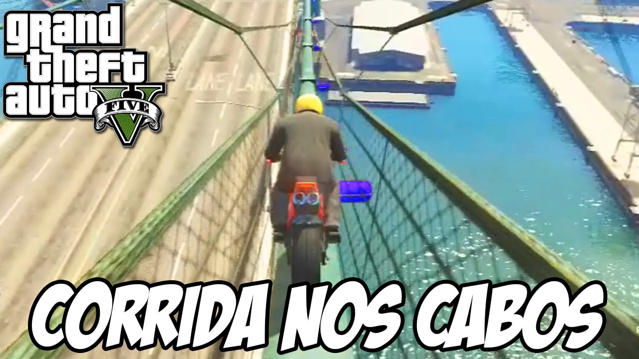 GTA V - Corrida mais DIFÍCIL nos cabos da ponte