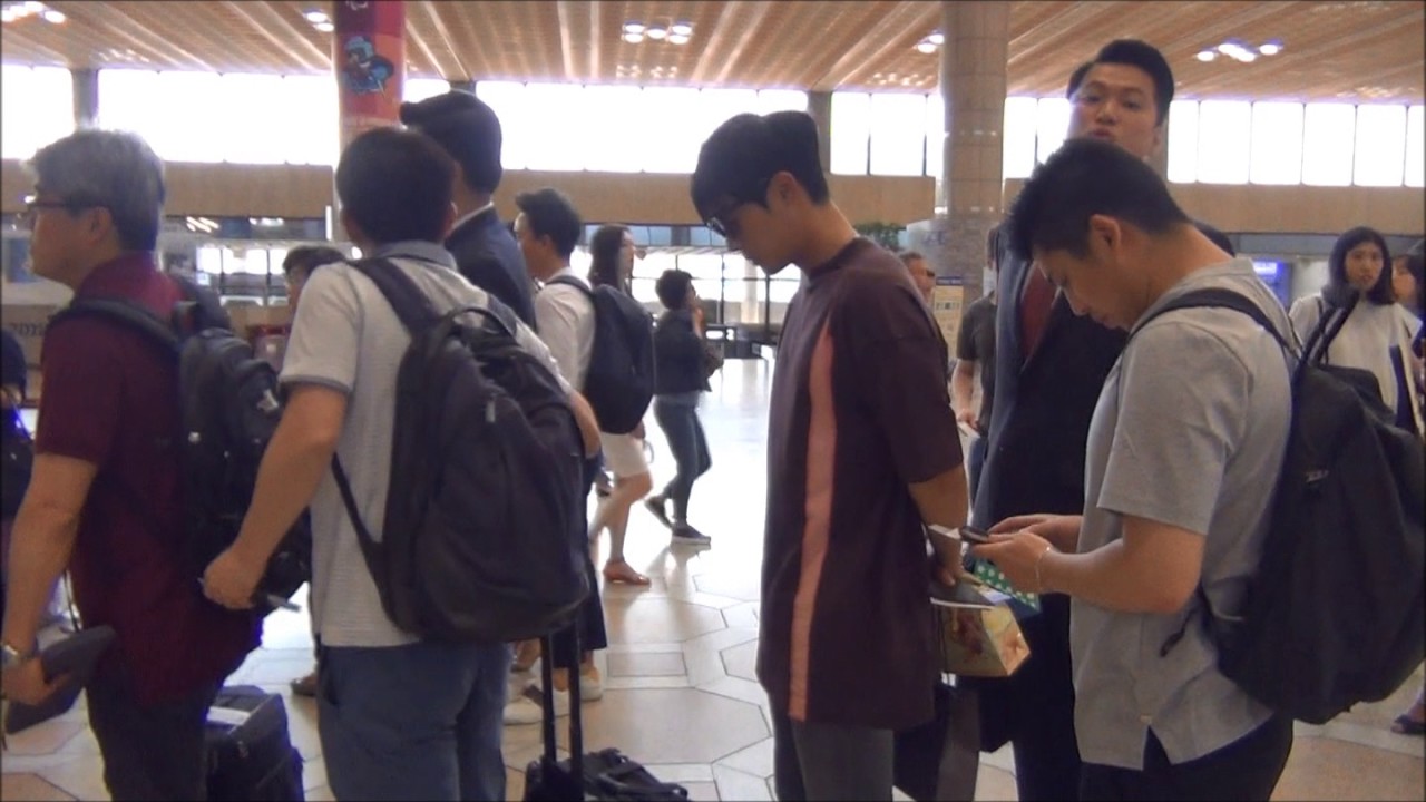20170605 KIM HYUN JOONG 김포공항에서 출국하는 김현중