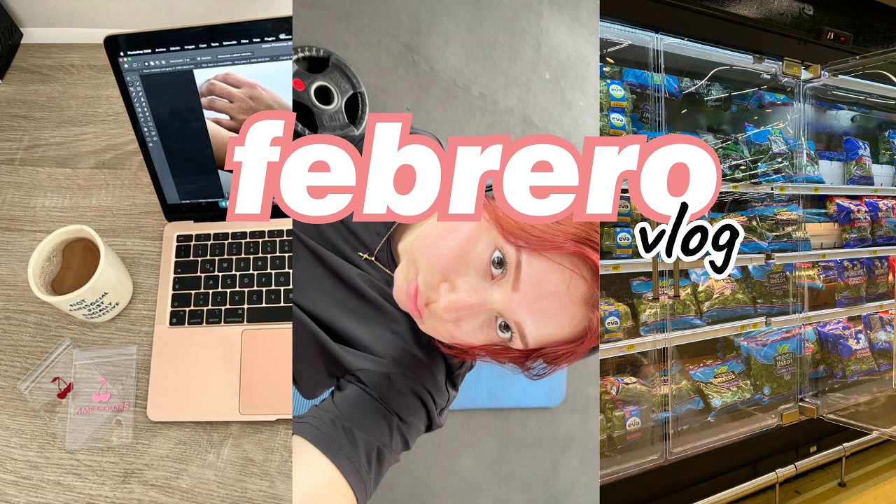 vlog de febrero | Galentines, home office y small business diaries 🧸