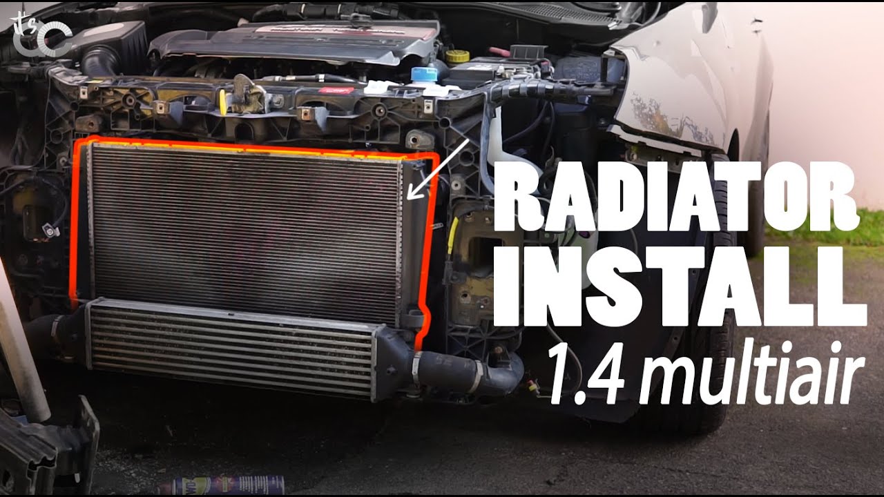 How to fix leaking Cooling System - Radiator Exchange - MiTo 1.4 Multiair Engine