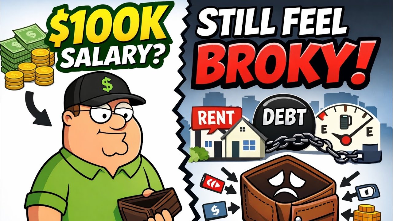 Why People Earning $100K Still Feel #PersonalFinance #MoneyPsychology #MiddleClassFinance #Finan