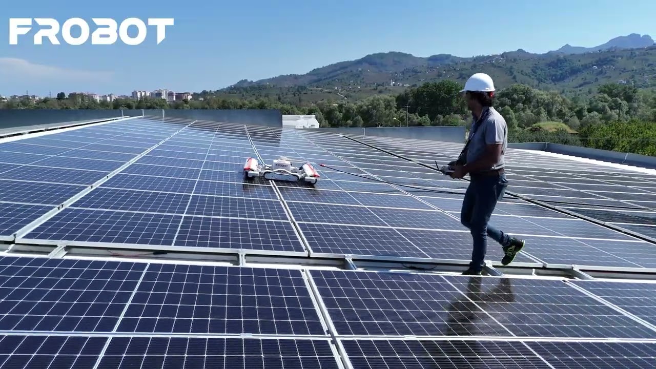 FROBOT F120 GES PANEL TEMİZLEME ROBOTU