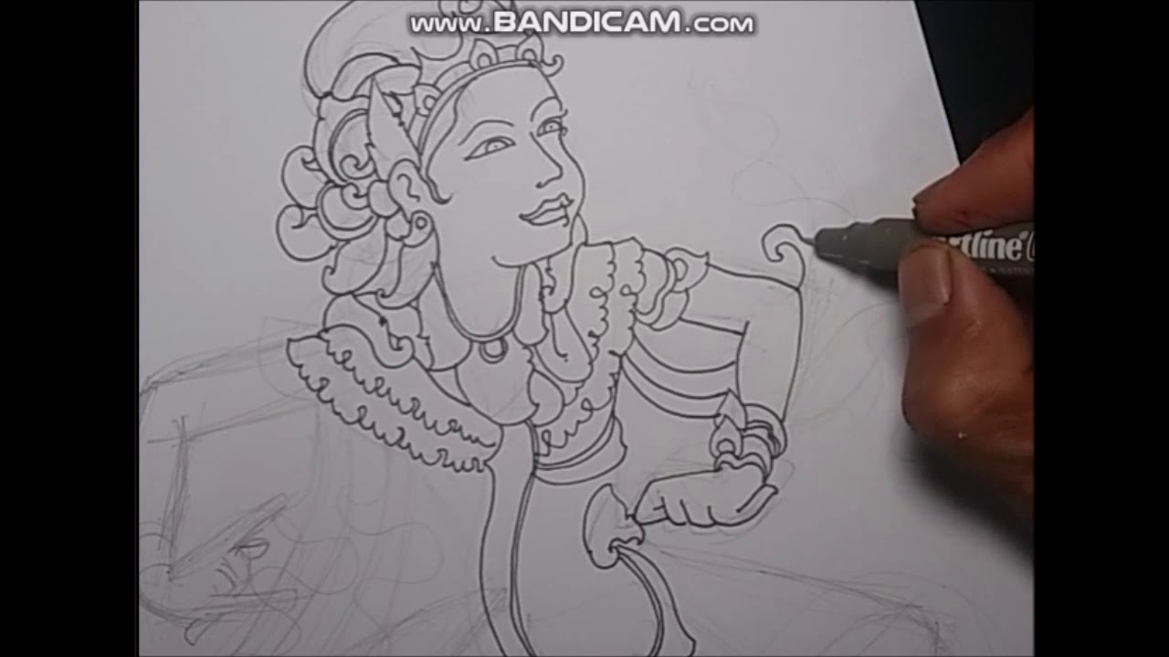 Teknik ngabur pada seni lukis tradisional Bali