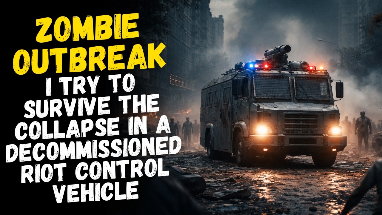 ZOMBIE OUTBREAK: I Try to Survive the Collapse in a Decommissioned Riot Control Vehicle