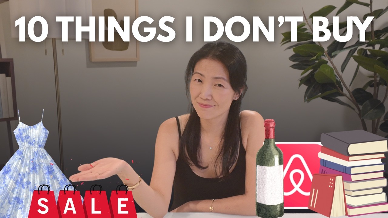 10 things I stopped buying (as a financial minimalist)