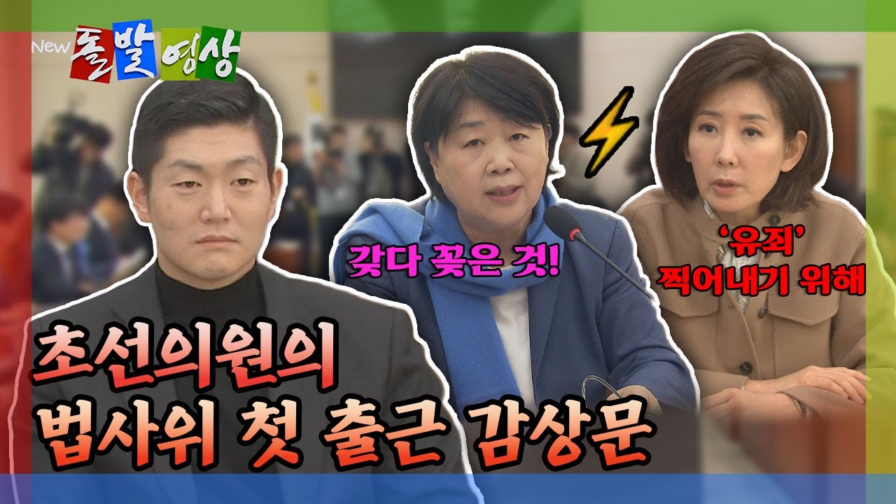 [돌발영상] 내란전담재판부 때문에 폭발한 나경원과 서영교 / YTN
