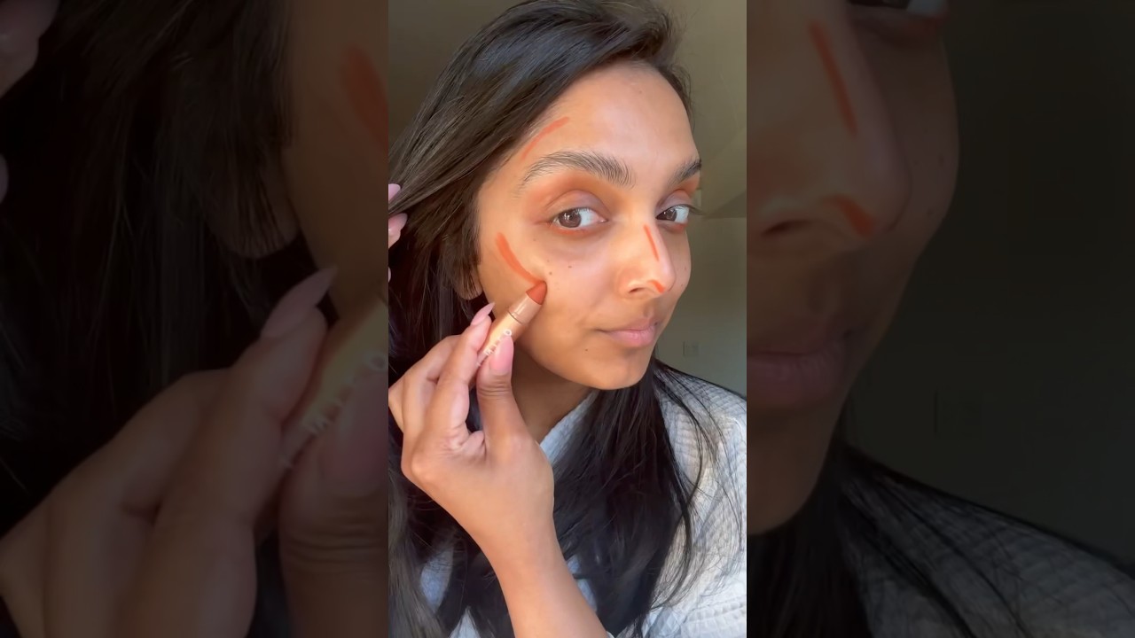 One product, full face! Burnt orange looks good on all skin tones imo 🧡