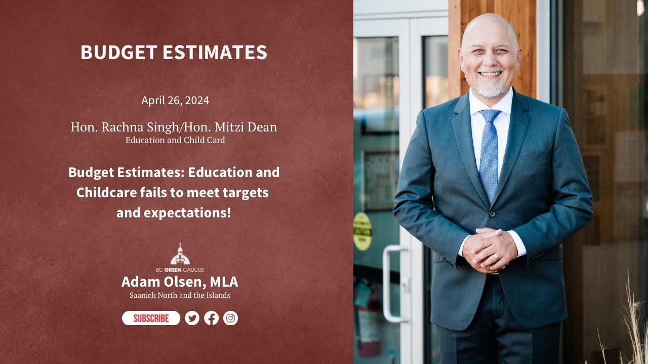 Budget Estimates: Education and Childcare fails to meet targets and expectations!
