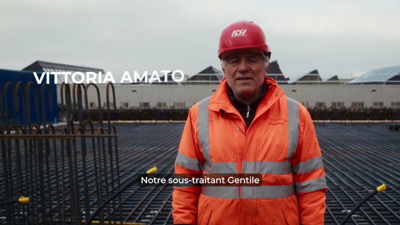 ADV Constructions SA - Extension dépôt TL - Bétonnage