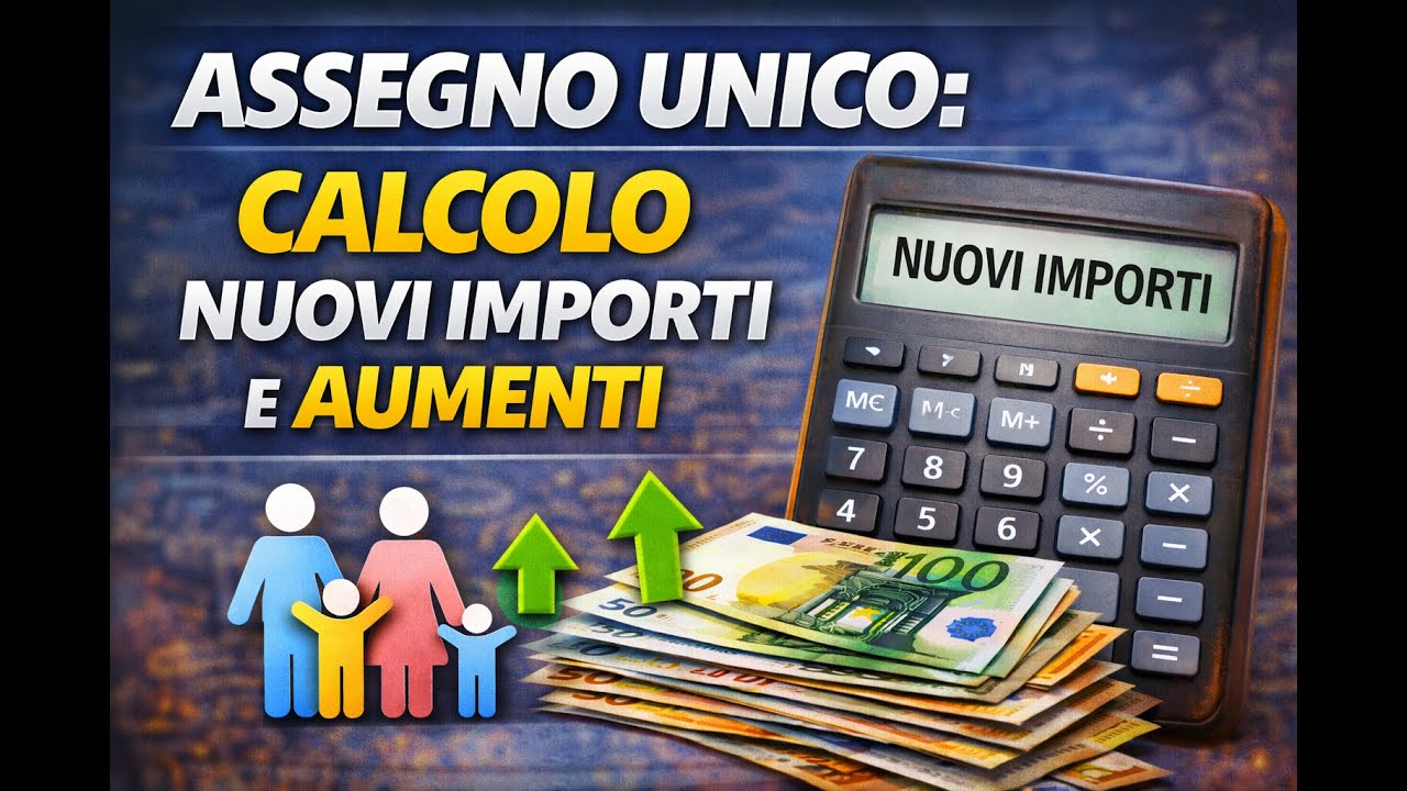 Novità ASSEGNO UNICO 2026: aumento ufficiale INPS da Febbraio, date e importi