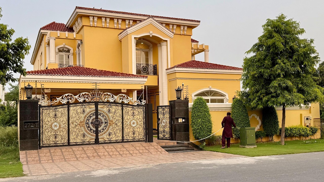 Роскошный дом в испанском стиле площадью 1 канал на продажу в DHA Phase 7, блок T | 9,75 крор | Н...