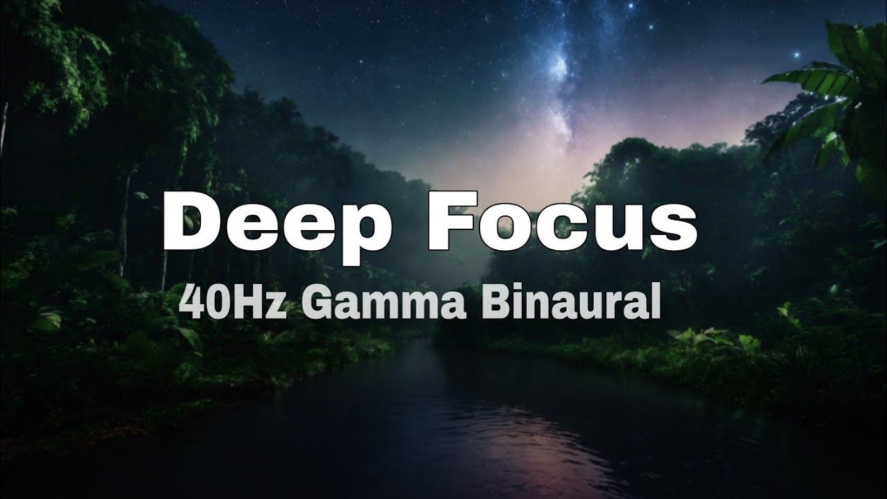40Hz Gamma Binaural Beats | Ambient Study Music | Deep Focus & Concentration | Meditation Beats #4