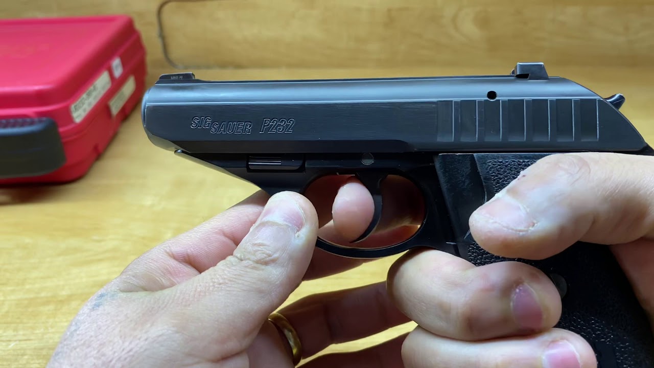 Sig Sauer P232 unboxing en español