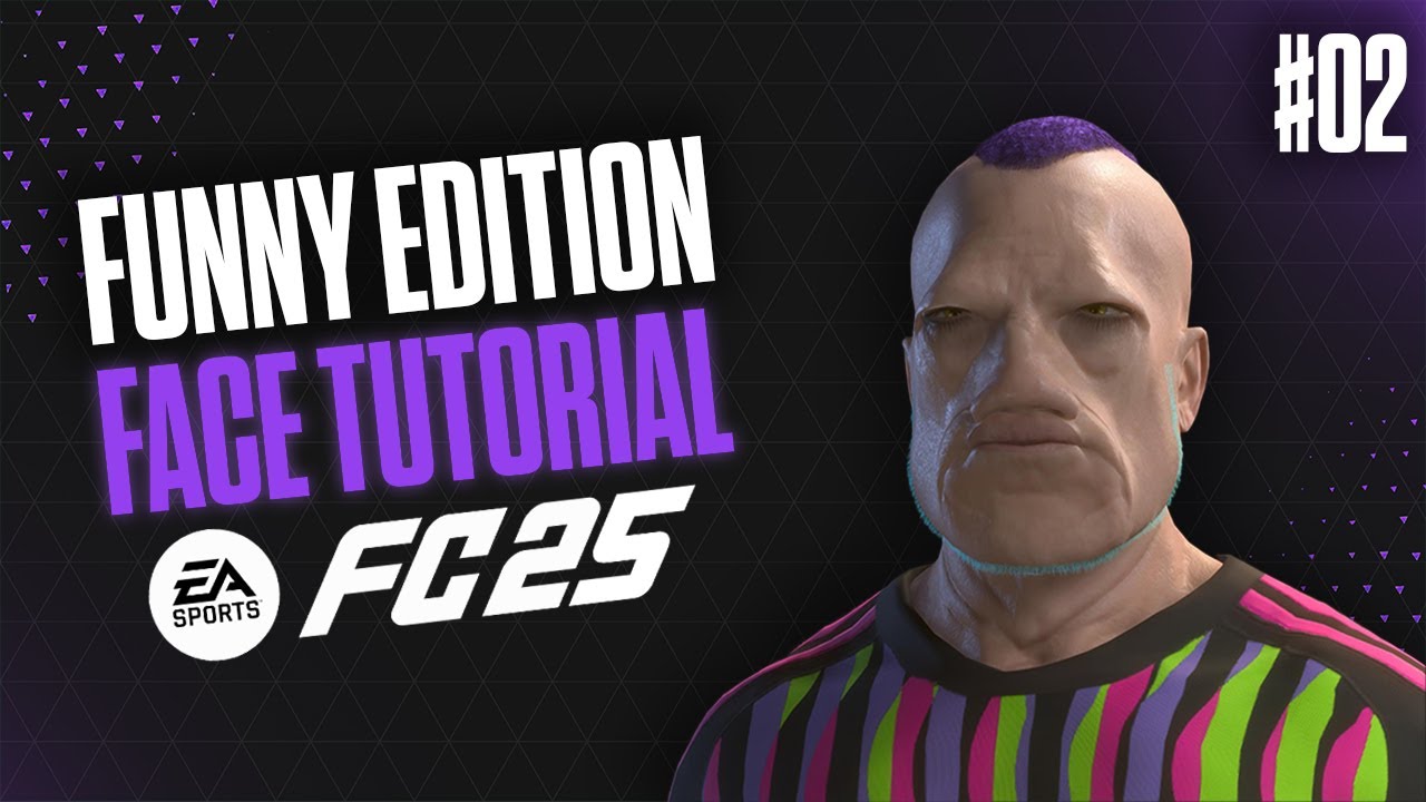 Как сделать СМЕШНЫЕ ЛИЦА в EA FC 25 - Создание лица в Pro Clubs и Карьерном режиме #2