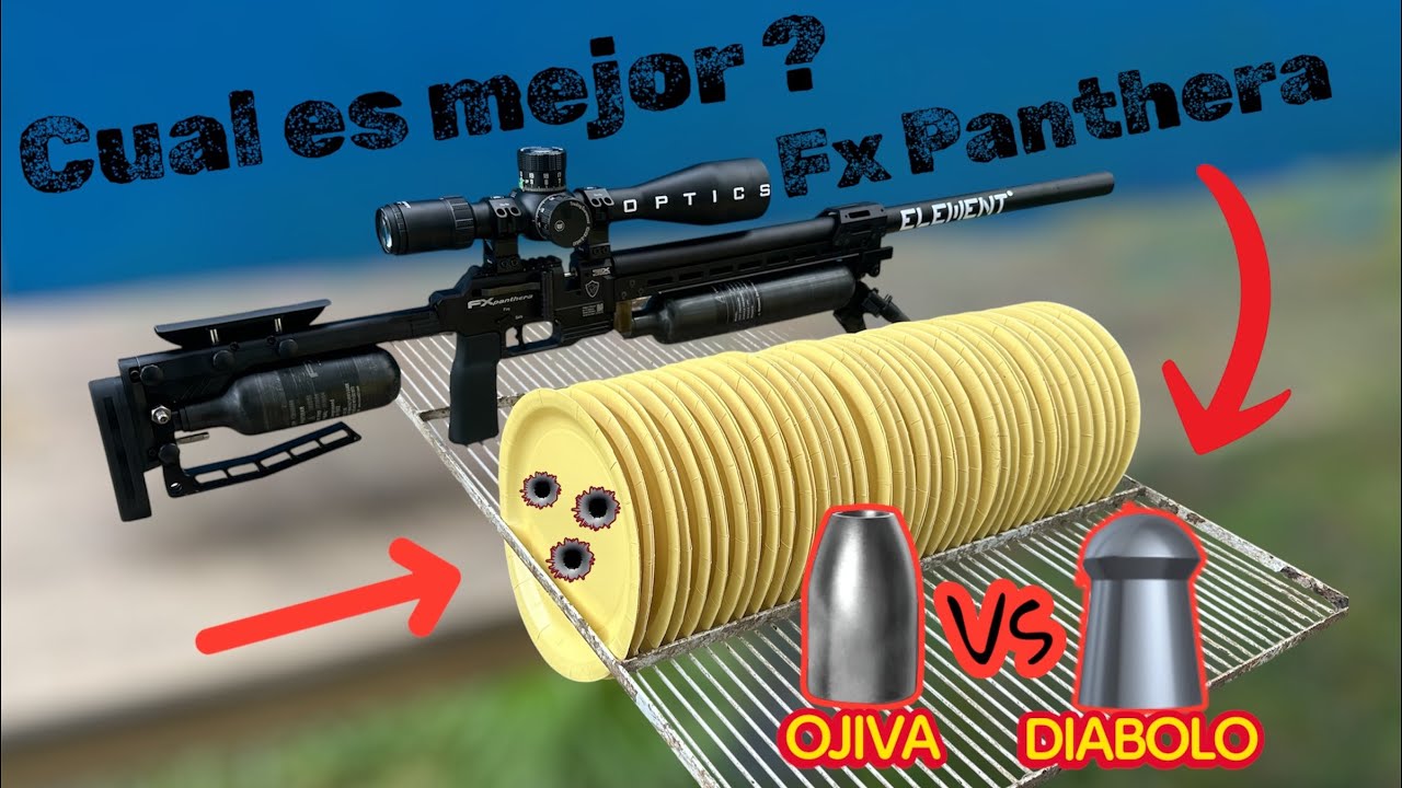 CUAL ES MEJOR ?‼️ mira las principales diferencias entre el diabolo y la ojiva PRUEBAS