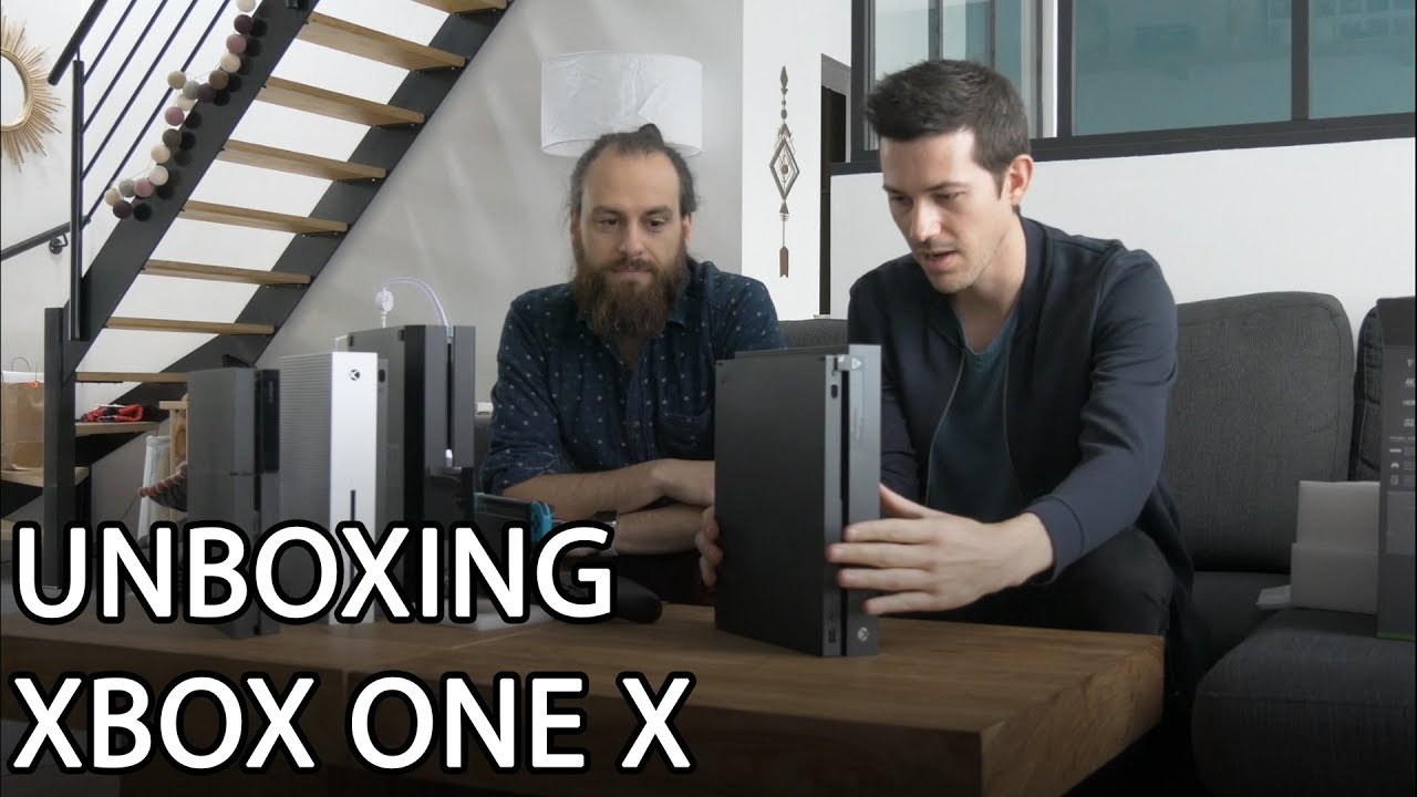 Unboxing Xbox One X : déballage de la console la plus puissante au monde